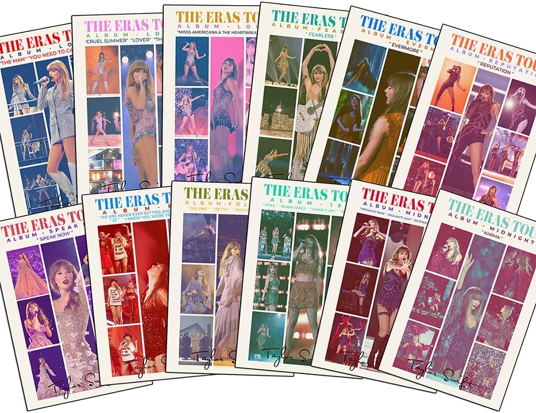 Wall Décor - Taylor Poster Limited Edition Swift Poster (Set of 12, 8