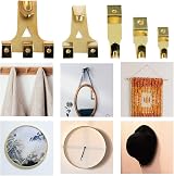 StayUnique1 260 PC Heavy Duty Picture Hooks Set Rustproof Saw Tooth D-Ring Nails view 3