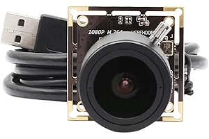 ELP Sony IMX323 Sensor Low Light Mini USB Camera Module with Microphone Manual Zoom 2.8-12mm Lens H.264 0.01LUX UVC USB2.0 Vi