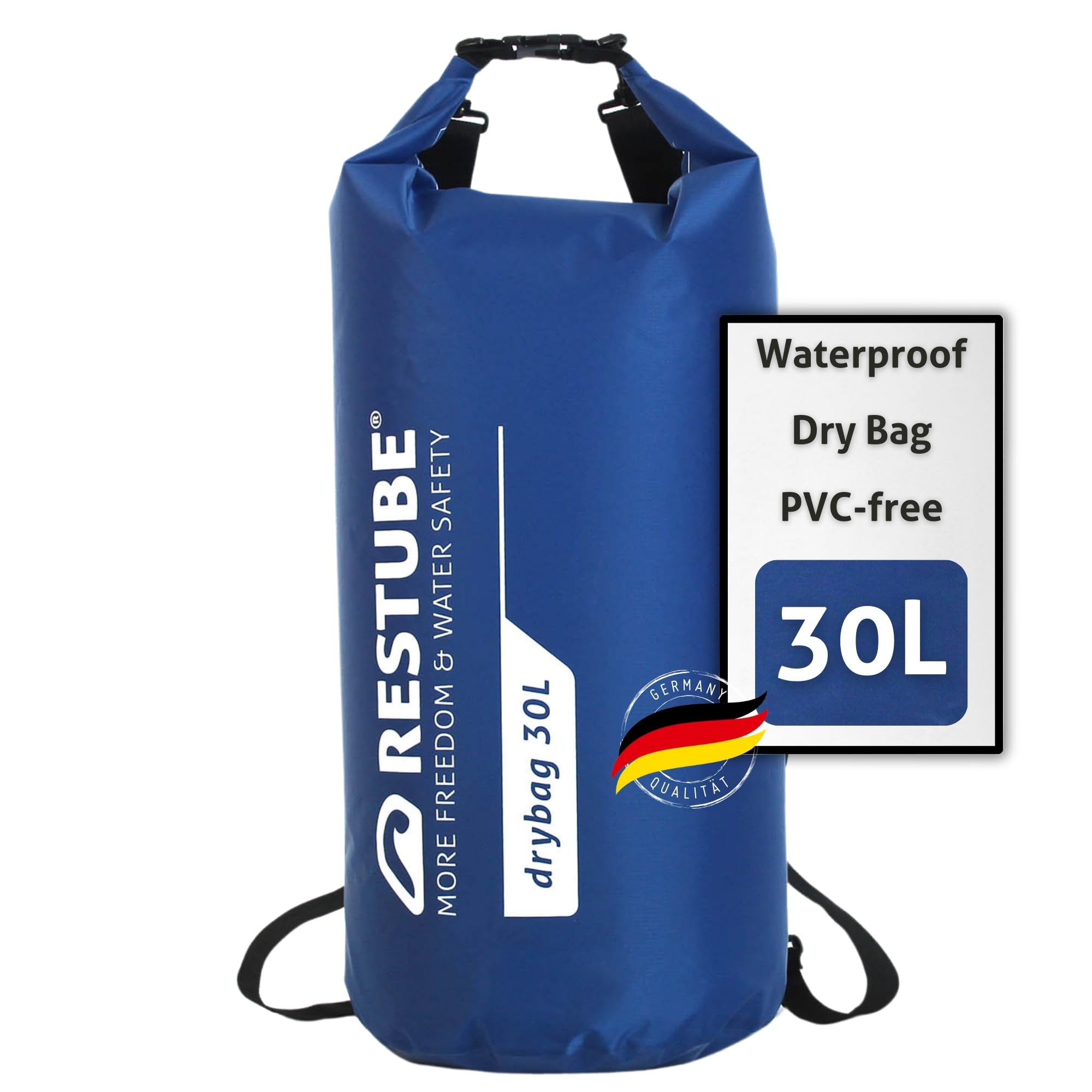 Restube Waterproof Drybag - Premium Quality for Ultimate Protection | Versatile and Spacious | Ideal for Travel, Hiking, Water Activities | 100% Waterproof and Durable, Yellow, 30L, Pack sack