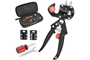 SUCA Grafting Tool Kit, Garden Pruner Tools with Replacement Blades, Plant Branch Vine Fruit Tree Cutting Tool Kits Scissors, Perfect for Fruit Trees Grafting (tool 1)