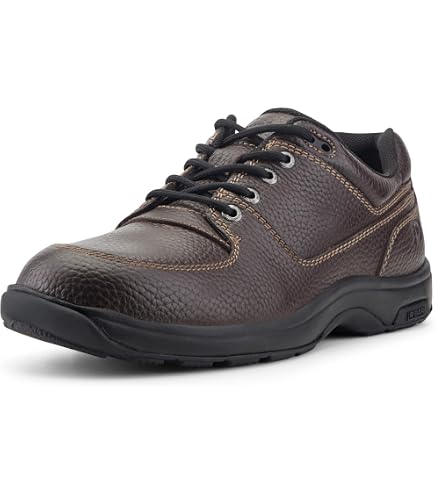 Dunham by New Balance Men's Cloud Low Oxford, Brown, 8.5 D US