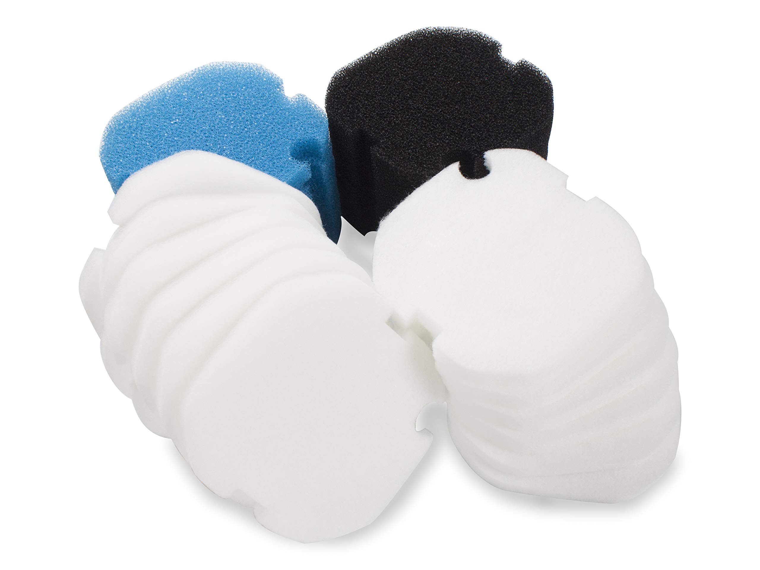 LTWHOME Fine Foam Filters Coarse Filters Poly Pads Set Fit for AquaManta EFX 200 External Filter (Pack of 24)