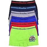 ToBeInStyle Boy's Pack of 6 Seamless Microfiber Boxer Briefs w/Appliques