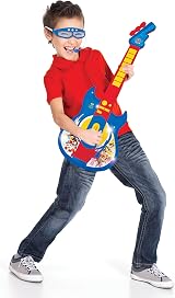 Lexibook Paw Patrol Light-Up Electronic Guitar with Microphone Glasses view 4
