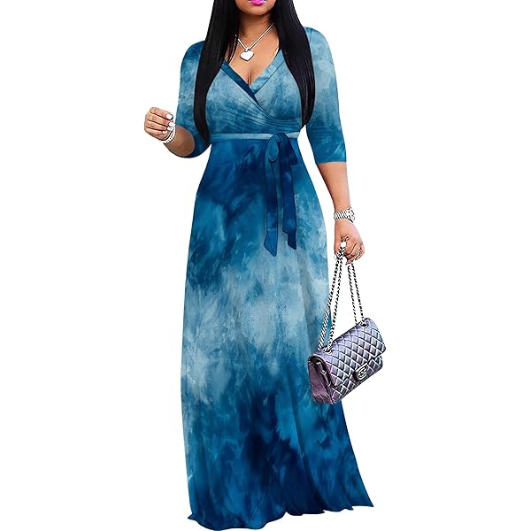 【最終値下げ】Many way frill dress Mサイズ FANDEE Plus Size Maxi Dress for Women Casual Summer Sundress
