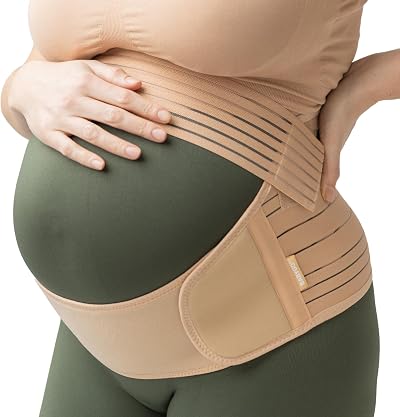 BABYGO 4 in 1 Pregnancy Support Belt Maternity Postpartum Band XL Nude