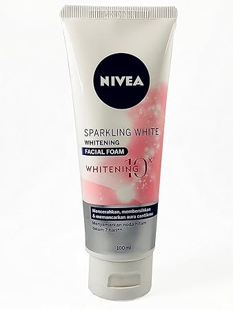 nivea sparkling white whitening foam