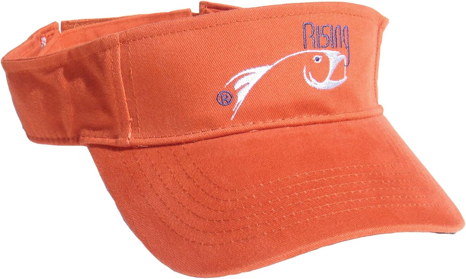 orange visor hat