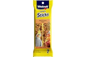 Vitakraft Cockatiel Treat Sticks - Apple and Honey - 3.5oz