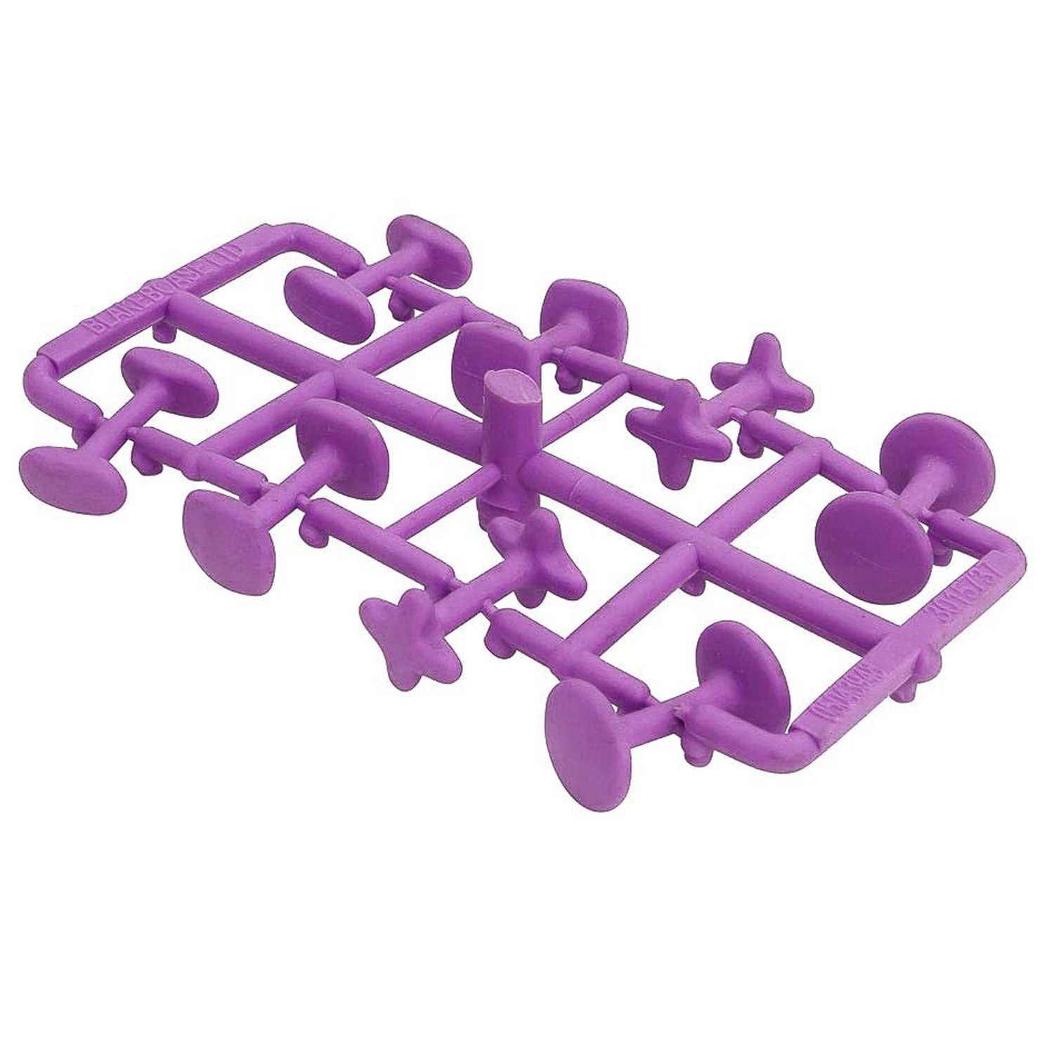 Purple Rubber Cufflinks