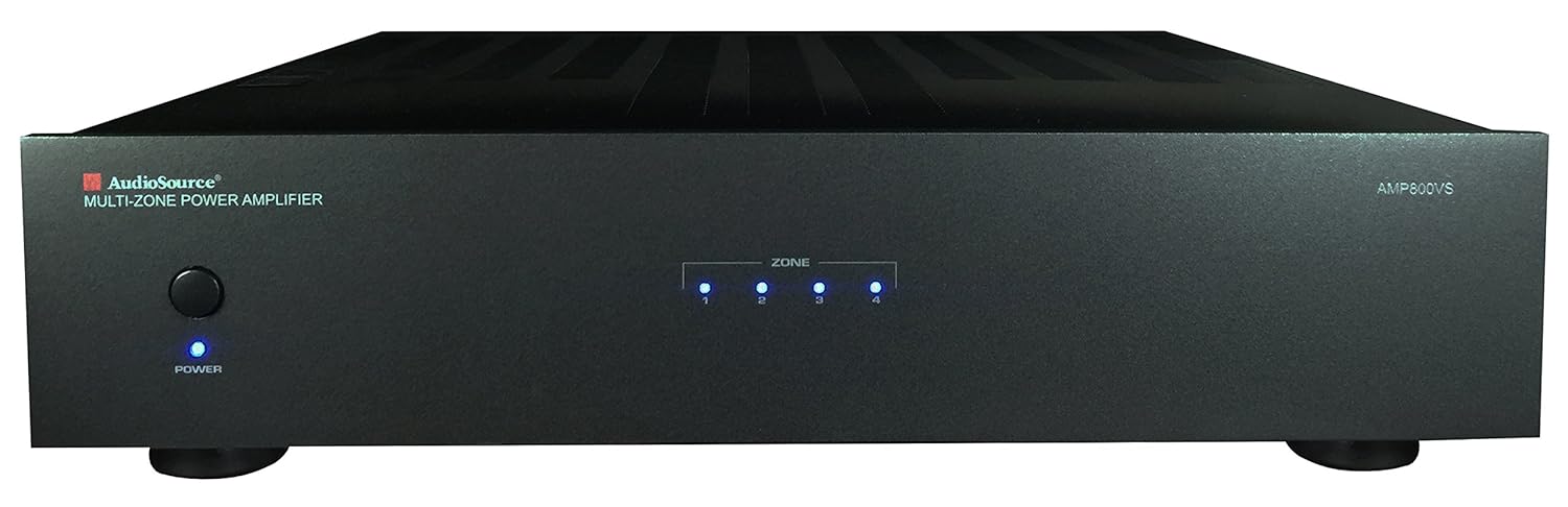Audio Source Amplifier Audio & Video Component Amplifier, Black (AMP800VS)