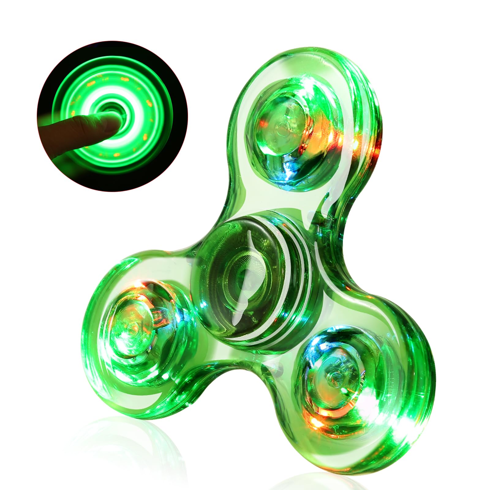 Led Fidgit Spinner Mua SCIONE LED Fidget Spinners, Light Up Sensory Fidget Toys for Kids ...
