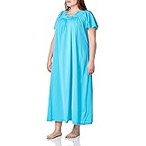 Shadowline Women's Petals 53 Inch Short Flutter Sleeve Long Gown