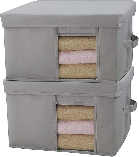 Lidded Shelf Storage Boxes,Attic Rack Storage Basket, Car Storage