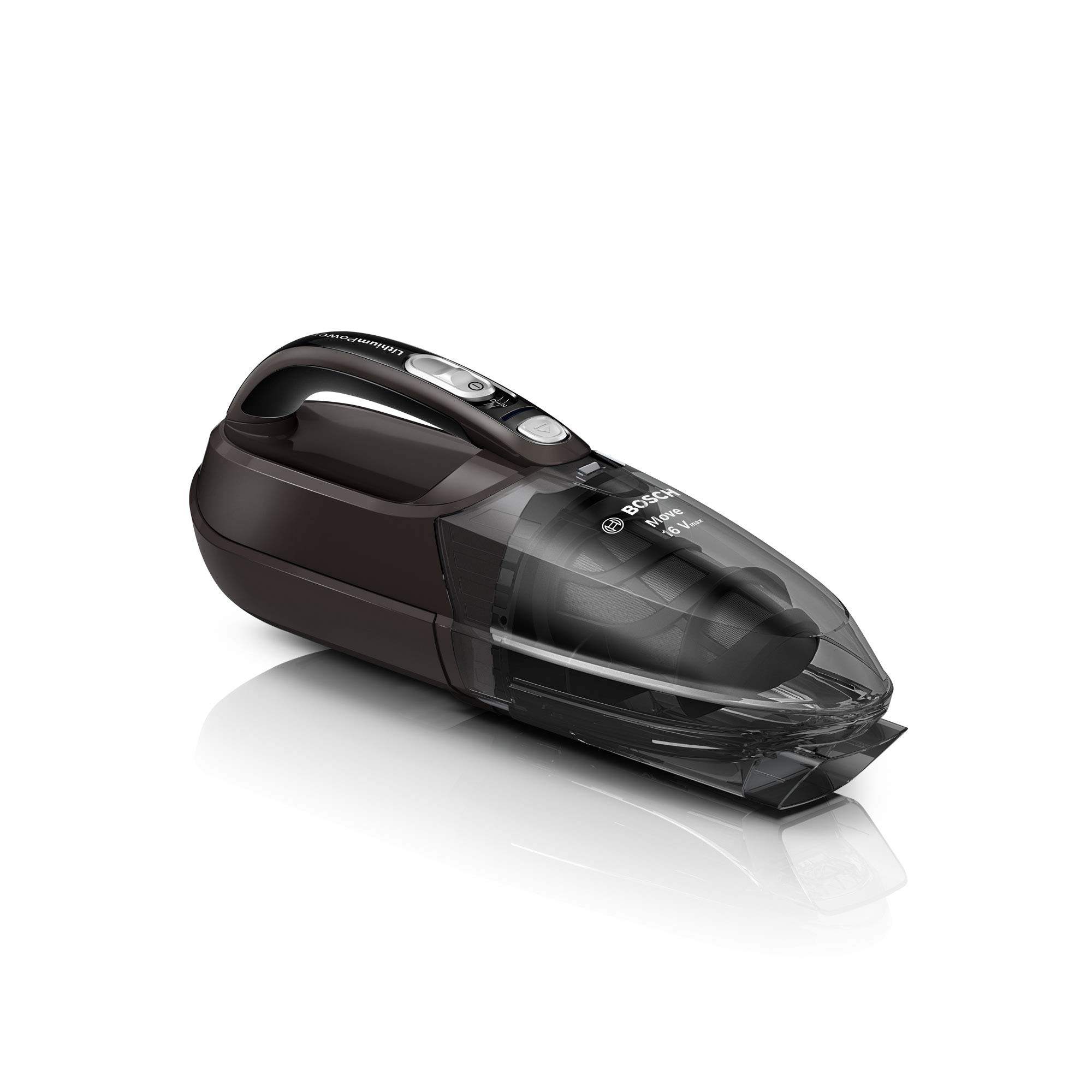 Bosch Electroménager Bhn16L, Aspirateur À Main, 2 Niveaux De Puissance, Autonomie De 40 Min, Aspiration Élevée, Capacité 0,4L, Brosse Rotative Électrique, 16V, Anthracite