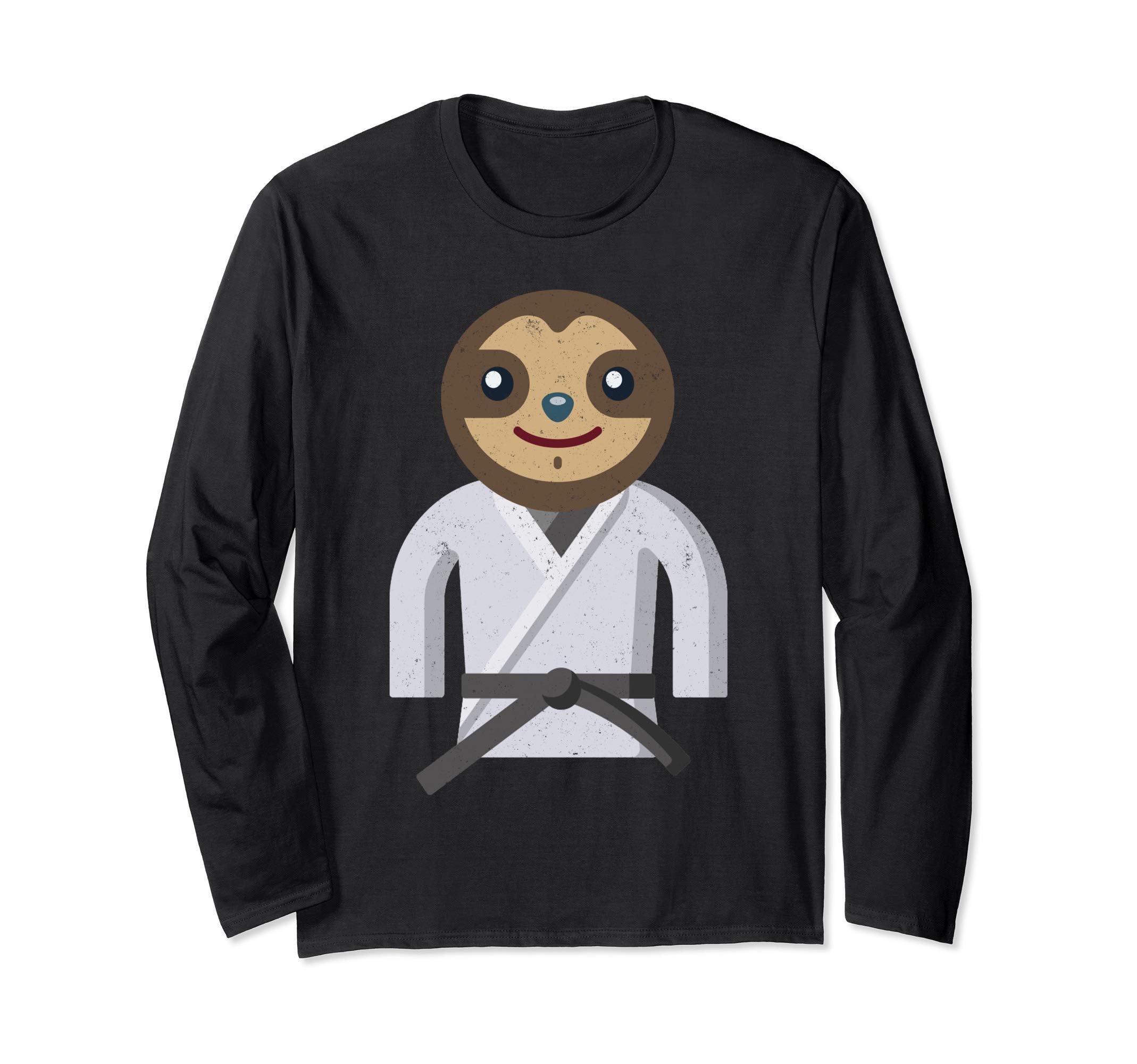 Martial Arts Karate Sloth Long Sleeve T-Shirt