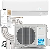 Senville AURA Series Mini Split Air Conditioner Inverter Heat Pump, 33000 BTU, Energy Star, White