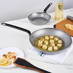 Restaurantware Met Lux 11 Inch Fry Pans, 6 No-Stick