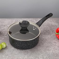 Vumdua Sauce Pan with Lid, 1Qt & 2Qt & 3Qt Sauce
