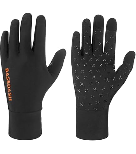 HUK Men's Tournament Waterproof Fishing Gloves | Touchscreen Tips, Performance Fishing Gear