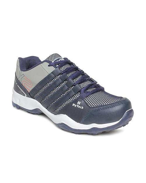 Buy Hytech Men Grey and Blue Running Sports Shoes at Amazon.in