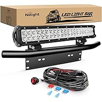 VAJRA HAND スタンドセット　グラインドロッヂ　38灯 Amazon.com: Nilight 20Inch 126W LED Light Bar Spot Flood