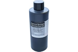 The Beadsmith XL Gel Liver of Sulfur Extended Life Gel 4 Fluid Ounces (118ml) Bottle Apply a Patina Finish to Silver Copper and Other Metal for Oxidized Look on Art and Jewelry Projects