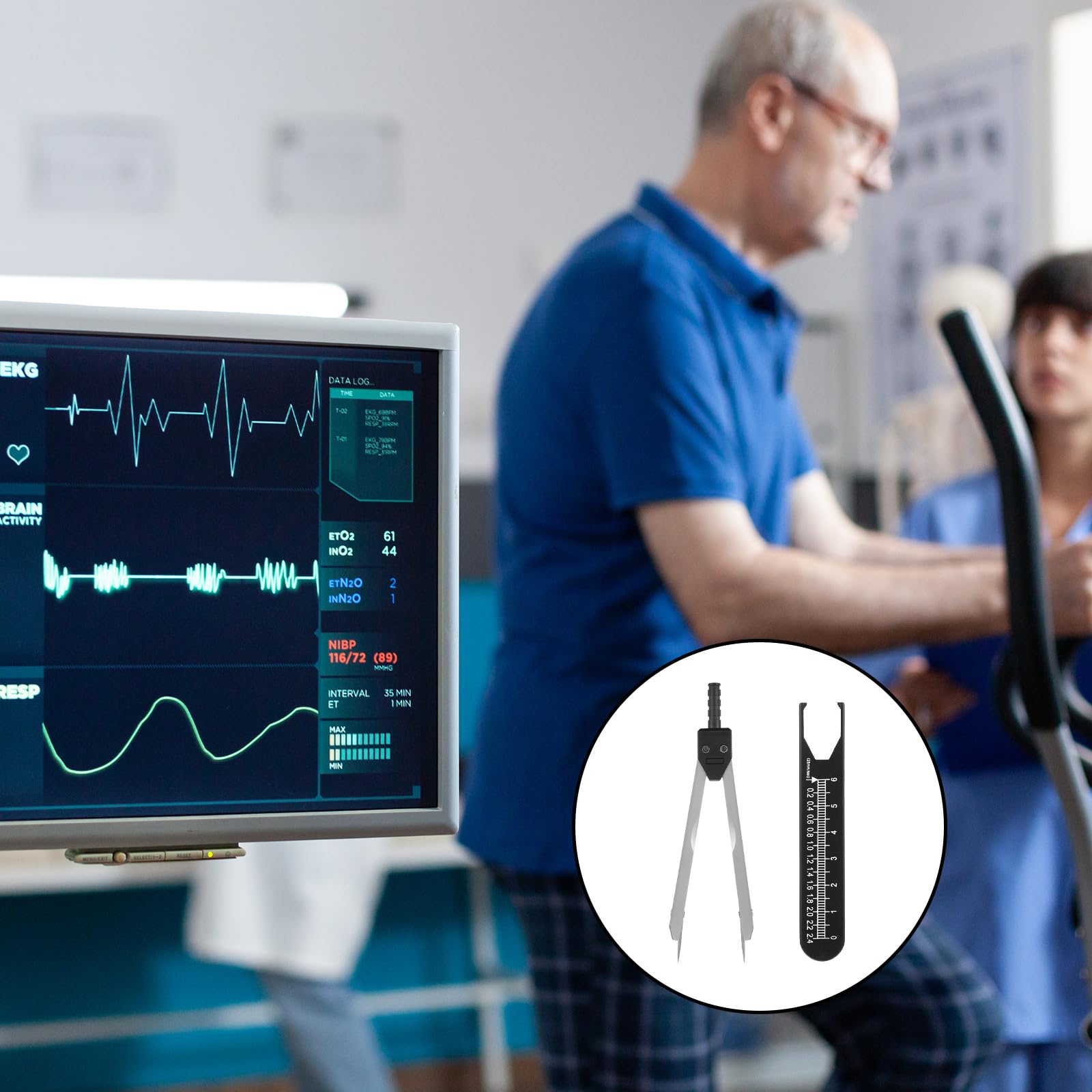 Mua Jeffdad EKG Calipers ECG Calipers Measuring Tool Nursing or Doctor ...