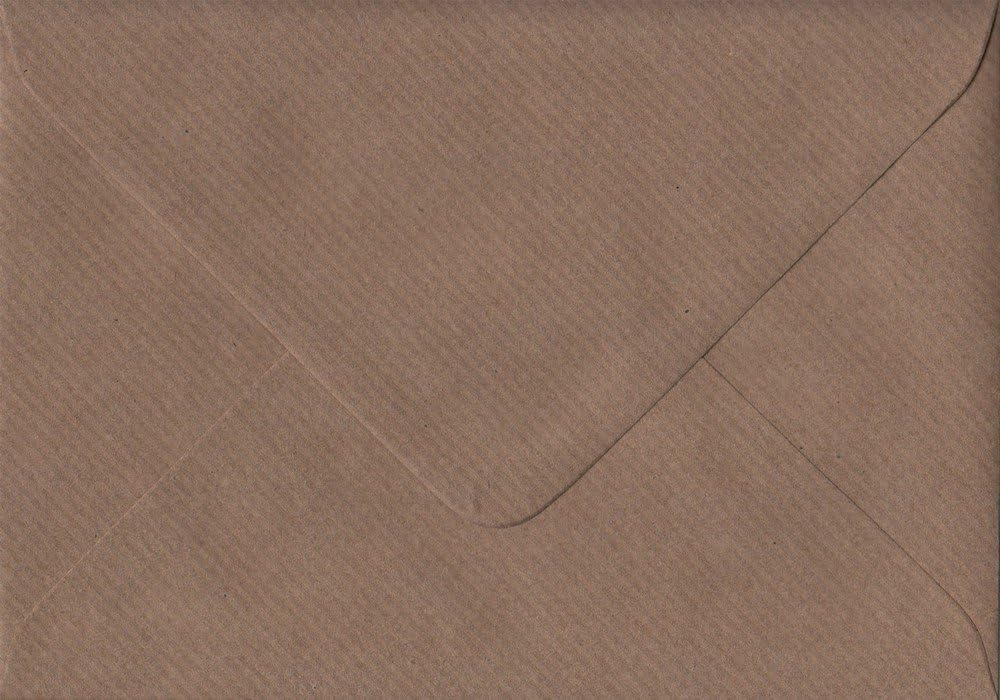 Premier Envelopes Premium Brown Ribbed C6 114 mm x 162