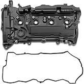 12310-RDF-A01 Engine Valve Cover with Gasket, 2.4L L4 Complete Assembly Set | Compatible with 2013-2017 Honda Accord and 2015-2019 Honda CR-V L4 2.4L models, replaces 12310-RDF-A01 valve cover