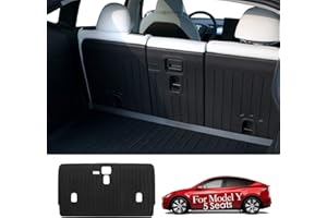 CYBERBEANS for Tesla Model Y Rear Seat Back Cover Seatback Liner Backrest Protector Accessories 5-Seater 2021 2022 2023 2024 2025