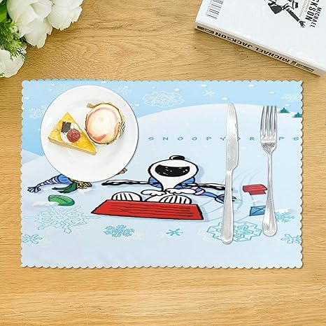 Amazon 4枚セット スヌーピー 冬 ランチョンマット 食卓マット プレースマット 撥水 断熱 滑り止め 給食 アニメ キャラクター かわいい 男の子 女の子 子供用 キッズ こども ランチョンマット オンライン通販 Amazon 4枚セット スヌーピー 冬 ランチョンマット 食卓マット プレースマット 撥水 断熱 滑り止め 給食 アニメ キャラクター かわいい 男の子 女の子 子供用 キッズ こども ランチョンマット オンライン通販