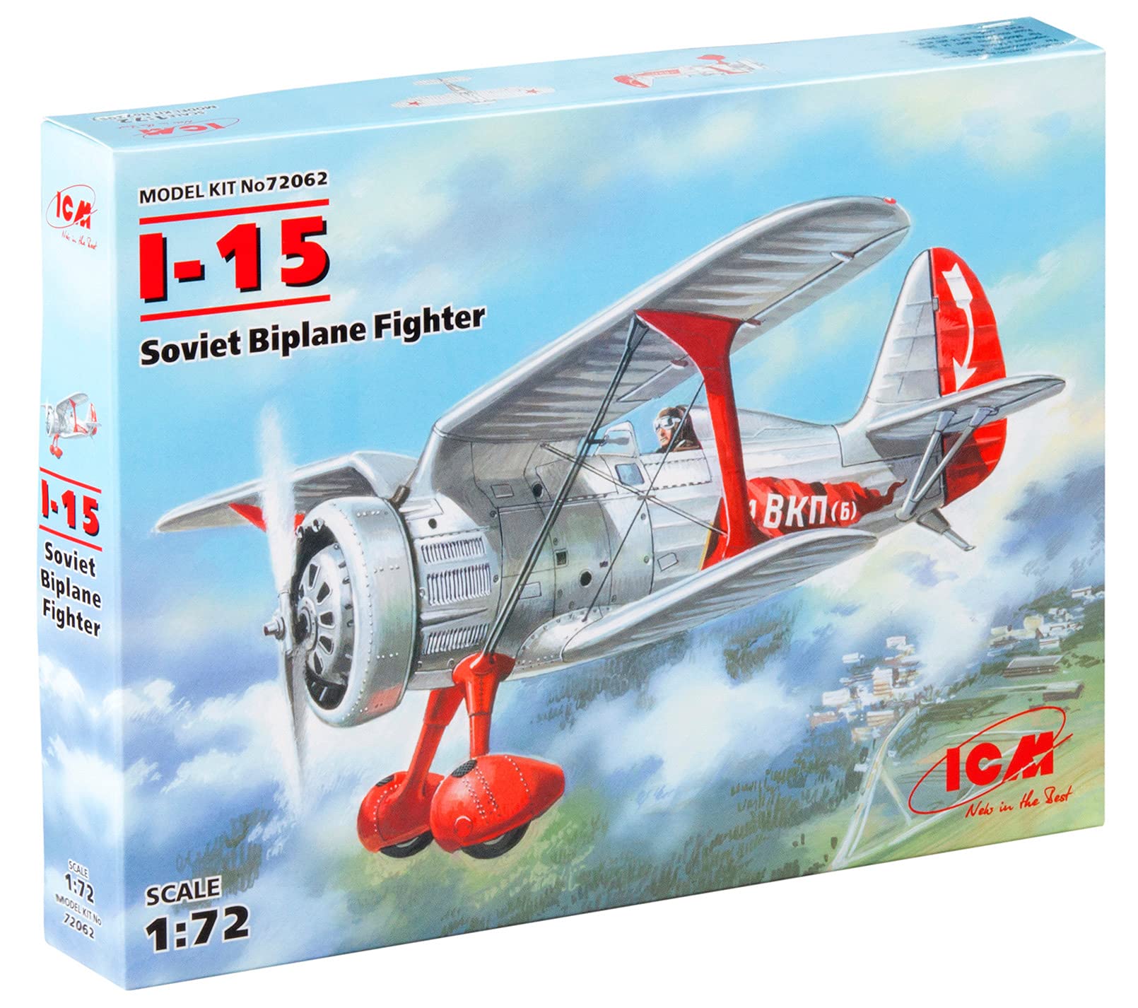 ICM 1:72 - I-15, Soviet Biplane Fighter