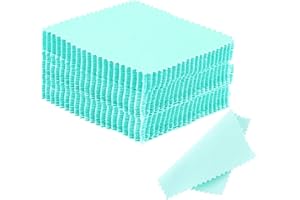Eiito Jewelry Cleaning Cloth - 60 pcs Polishing Cloths for All Jewellery, Sterling Silver Cleaning Cloth, Gentle and Effective Jewelry Cleaner Wipe