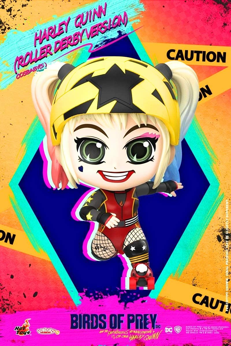 Hot Toys Harley Quinn (Roller Derby Version) Collectible Figure Cosbaby Series - Birds of Prey ~ Margot Robbie HT905791