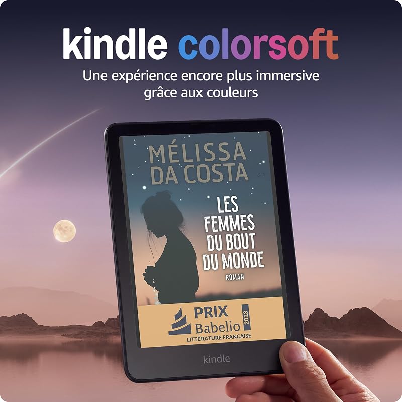 Kindle Colorsoft Signature Edition 32 Go (modèle 2024) : avec écran couleur, éclairage avant à réglage automatique, charge sans fil et grande autonomie (noir métallisé)