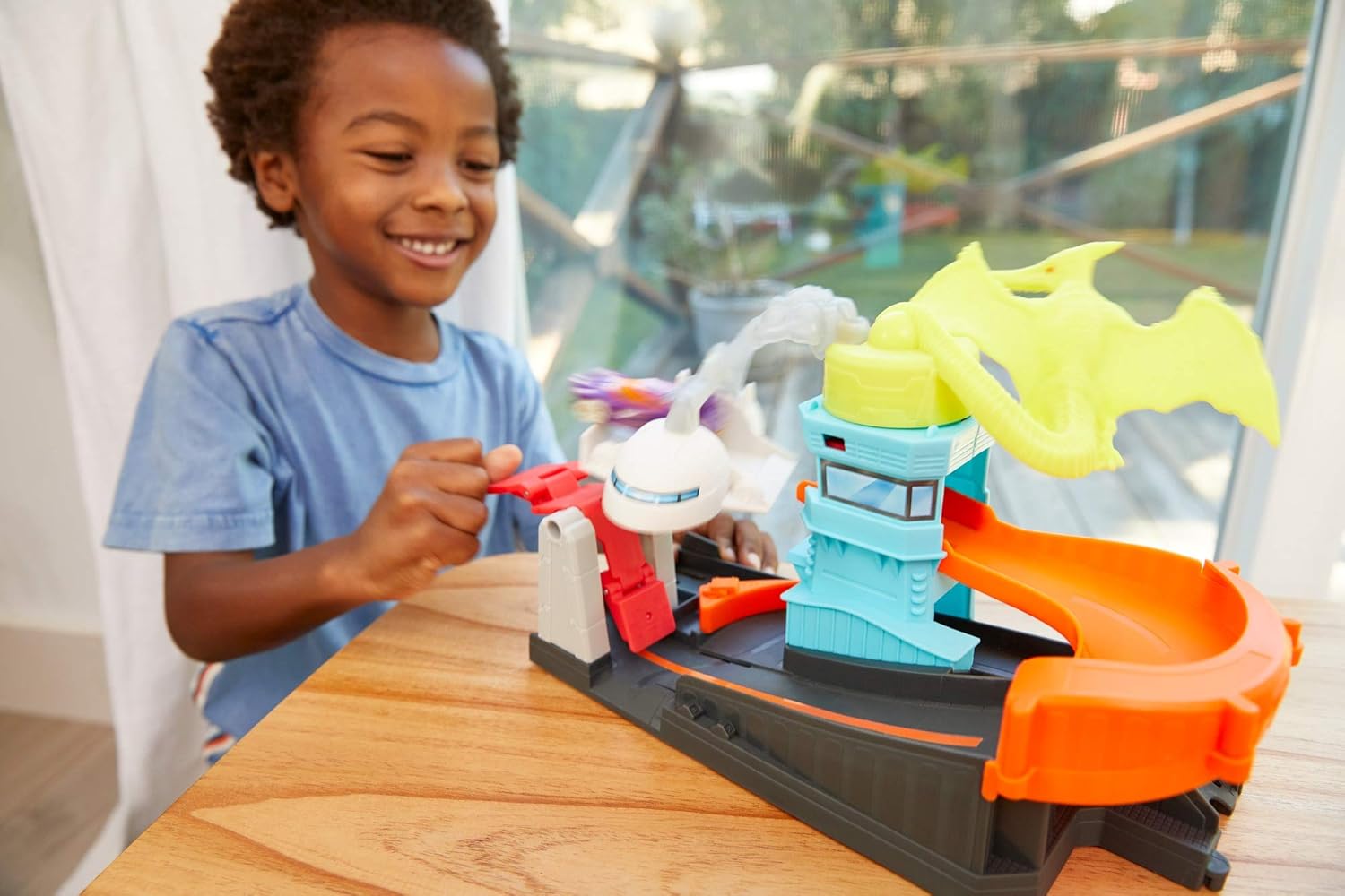 hot wheels ptero port attack playset