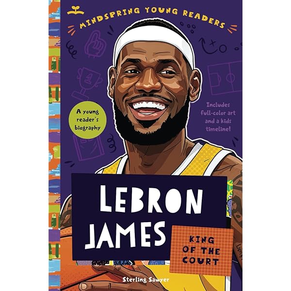 lebron james biography for kids