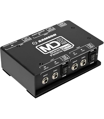 Amazon.com: Samson S-Max MD1 Passive Mono Direct DI Box,18Hz40kHz