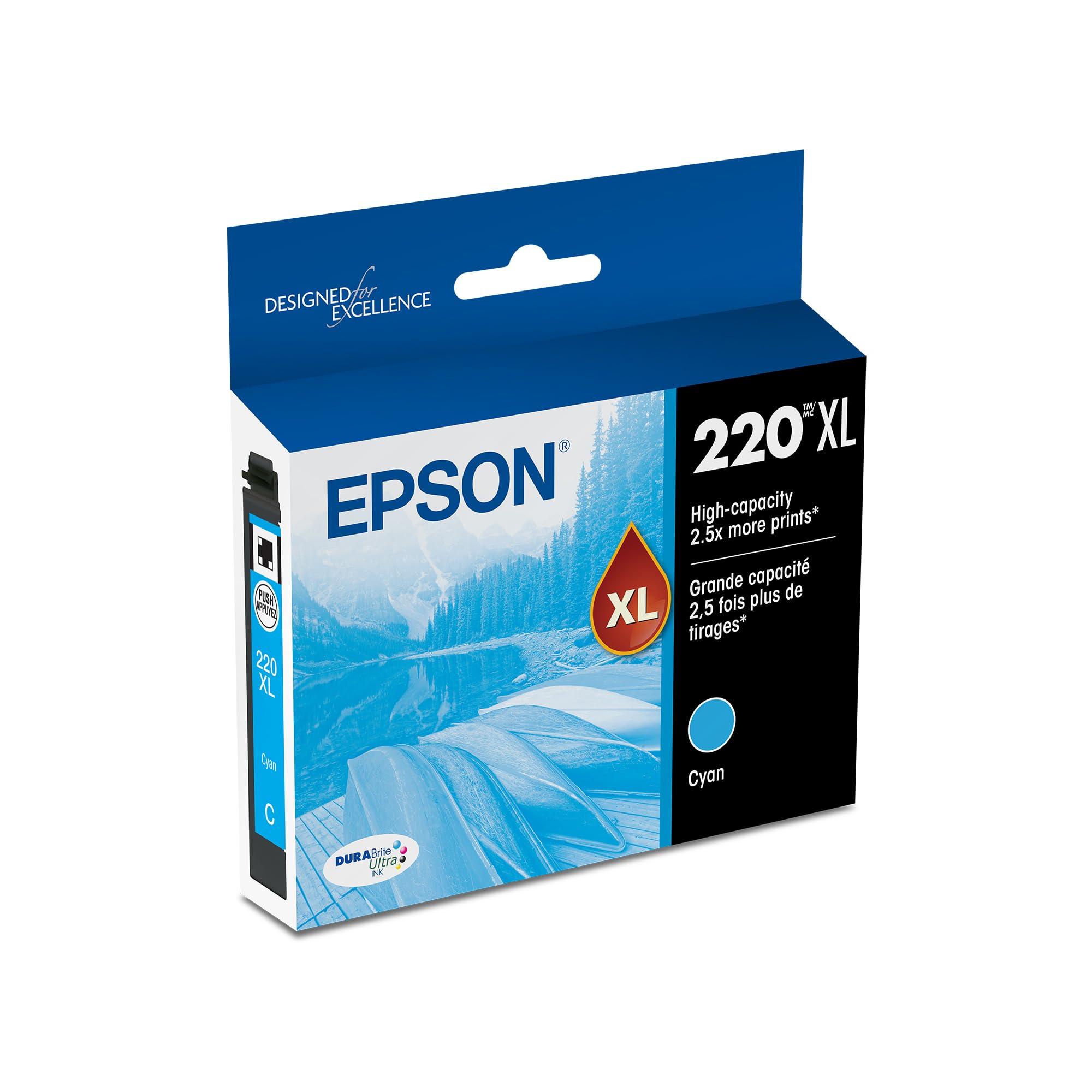 EPSON 220 DURABrite Ultra Ink High Capacity Cyan