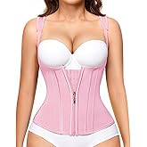 Nebility Waist Trainer for Women Corset Shapewear Tummy Control Faja Body Shaper Waist Cincher with Adjustable Strap