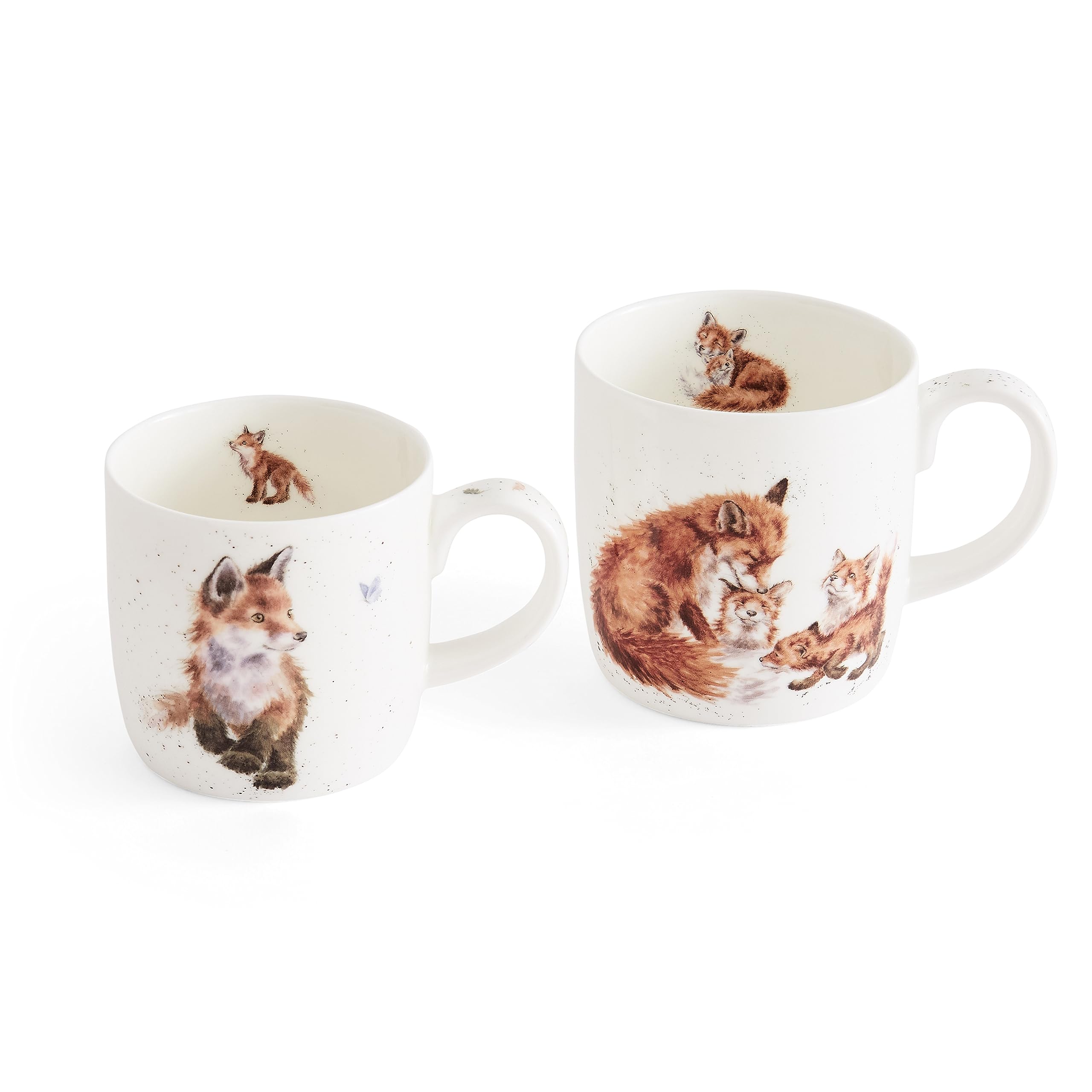 Wrendale Designs Parent & Child Mug Gift Set (Foxes) Boxed Set
