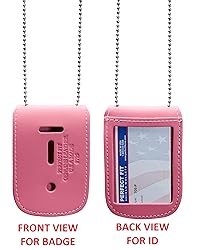 Perfect Fit Shield Wallets Police Badge Holder with