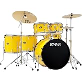 Tama IE62C Imperialstar 6-Piece Complete Acoustic Drum Kit, Electric Yellow