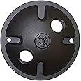 Nuvo Lighting SF76/666 Two Light Die Cast Aluminum Durable Outdoor Landscape Lighting Security Flood Mounting Plate, Dark Bro