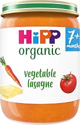 HiPP Organic Vegetable Lasagne Baby Food Jar 7+ Months 190g Pack of 6