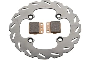 RACE-DRIVEN Race Driven Rear RipTide Brake Rotor & Rear Brake Pads for Honda TRX400EX TRX400 400EX TRX 400 EX TRX400X 400X