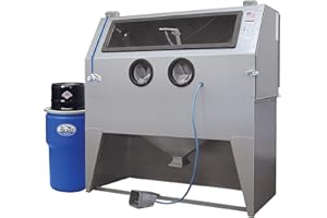 TP Tools® USA 2858 Skat Blast Sandblast Sandblasting Cabinet with HEPA Vacuum, 58"W x 28"D x 28"H Work Area, Made in USA