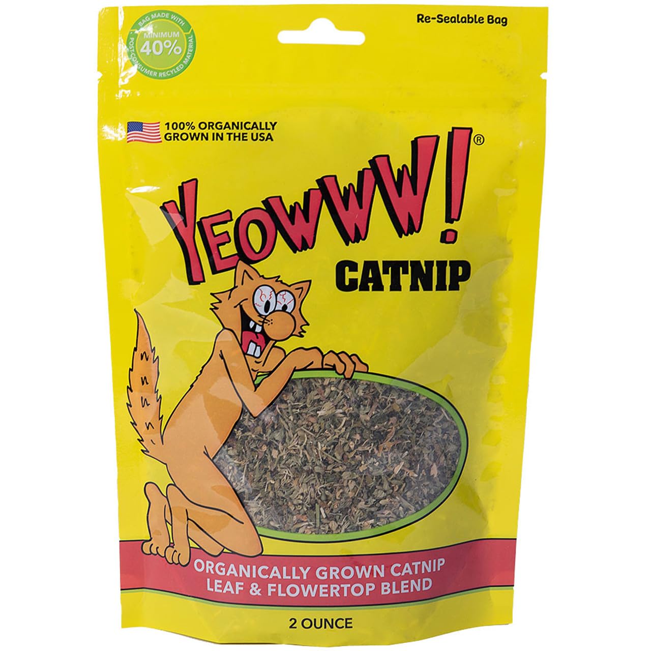 Photo 1 of Yeowww! Organically Grown Catnip 2oz Pouch